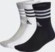 adidas Sportswear 3-Stripes Gevoerde Sokken 3 Paar - Grijs - Maat 46-48 - Unisexe