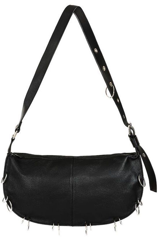 Banned Iron Halo Hobo Bag! Dames Handtas - Zwart