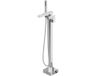 Mexen Algar Baignoire sur pied Chrome