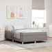 Maison Exclusive - Lit exclusif - Structure de lit taupe, dimensions 140 x 190 cm, revêtement en tissu
