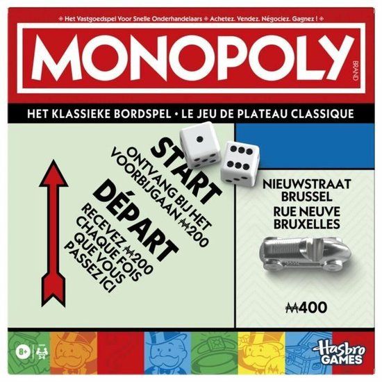 Monopoly Bordspel Strategisch spel Frans 8 jaar