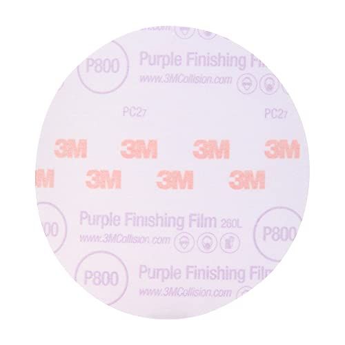 3M Hookit Purple Finishing Film Schurende Schijf - 6 inch - 800+ Grade - 50 Pack