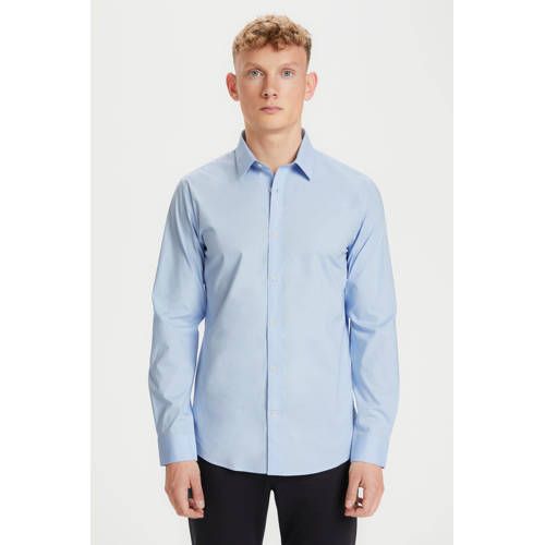 Matinique ROBO Chambray Blue Slim Fit Shirt