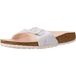 Birkenstock Dames Madrid Iridescent Light Rose Veg, Microfibre Flip-flops