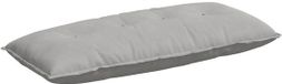 vidaXL Coussin de dossier Gris clair 120 x 50 cm Microfibre Tissu