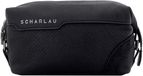 Scharlau Roose Toilettas - Leer - Unisex - Zwart - 19 cm