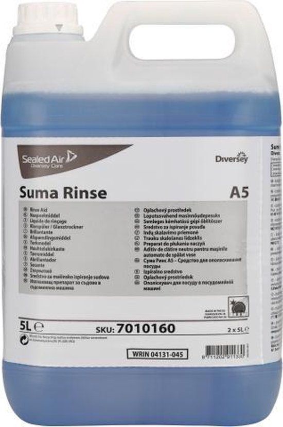 Let DIVERSEY Glansspoelmiddel Suma Rinse A5 | Can 5 Lliter