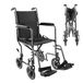 PEPE - Smalle Rolstoel voor Senioren (Smalle zitting 38 cm), Opvouwbare Rolstoel Lichtgewicht, Overdekte voor Volwassenen Staal, Transport Wheelchair for Adults, Wheelchair with Drop Arm