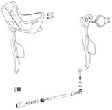 Sram Apex Etap Axs Right Disc Hendelset Black