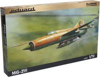 Eduard Modelbouwpakket Militaire voertuigen - 70147 Mikoyan-Gurevich MiG-21R - ProfiPACK Edition - Sovjet Straaljager Plastic - 1:72 - Modelbouw