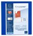 Exacompta opake stevige ringband personalis. 3 vakken A4 2 ringen blauw