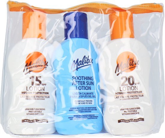 Malibu Body Lotion SPF20 100ml Set 3 Pieces