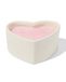 HEMA Bougie Trois Mèches 13x10 Cm Céramique Cœur Rose