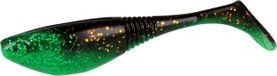 Mikado Leurre artificiel Spark 8.5cm – 4 pièces – Leurre souple Shad pour Perche & Sandre – Queue active