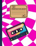 Checkerboard Composition Notebook: Colorful Cassette: College Ruled | 120 Pages | 8.5 x 11 Inches | Matte Cover