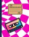 Checkerboard Composition Notebook: Colorful Cassette: College Ruled | 120 Pages | 8.5 x 11 Inches | Matte Cover