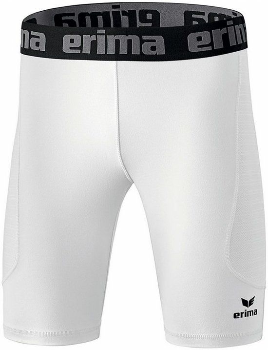 Erima Elemental Tight Ondershort Heren Sportbroek - Maat M - wit/zwart