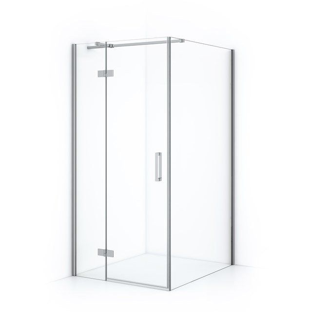 Maxaro Douchecabine Diamond 110x90cm 8mm Helder Veiligheidsglas Chroom met Draaideur