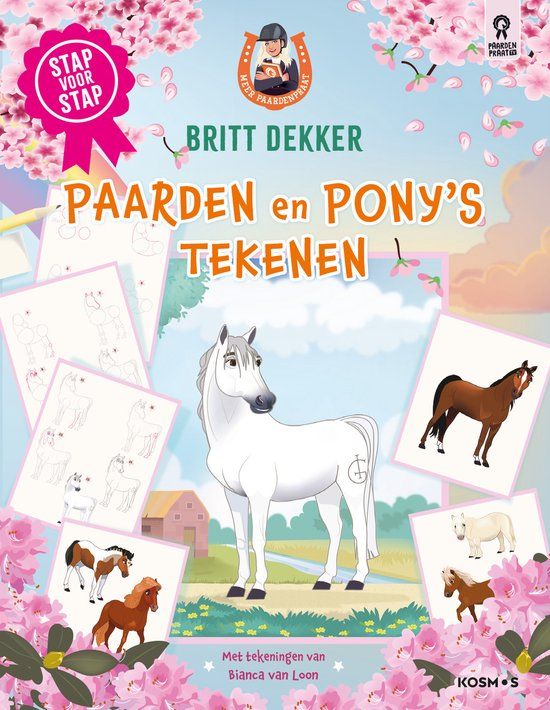 Stap Meer paardenpraat - Stap voor stap paarden en pony's tekenen