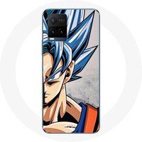 Maniacase Hoesje voor Vivo Y21s 2021 / Y21 2021 Anime Dragon Ball Goku Blauw Haar