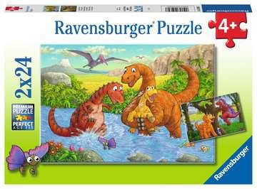 Ravensburger Spelende dino's Puzzel - 4+ jaar