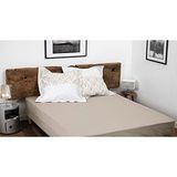 HOME LINGE PASSION Hoeslaken beige 90 x 190 + 30 cm 100% katoen 57 draden/cm²