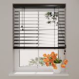DTCH Raamdecoratie.com Aluminium Jaloezie Easy Matte - 50 mm - Black - 150 x 180