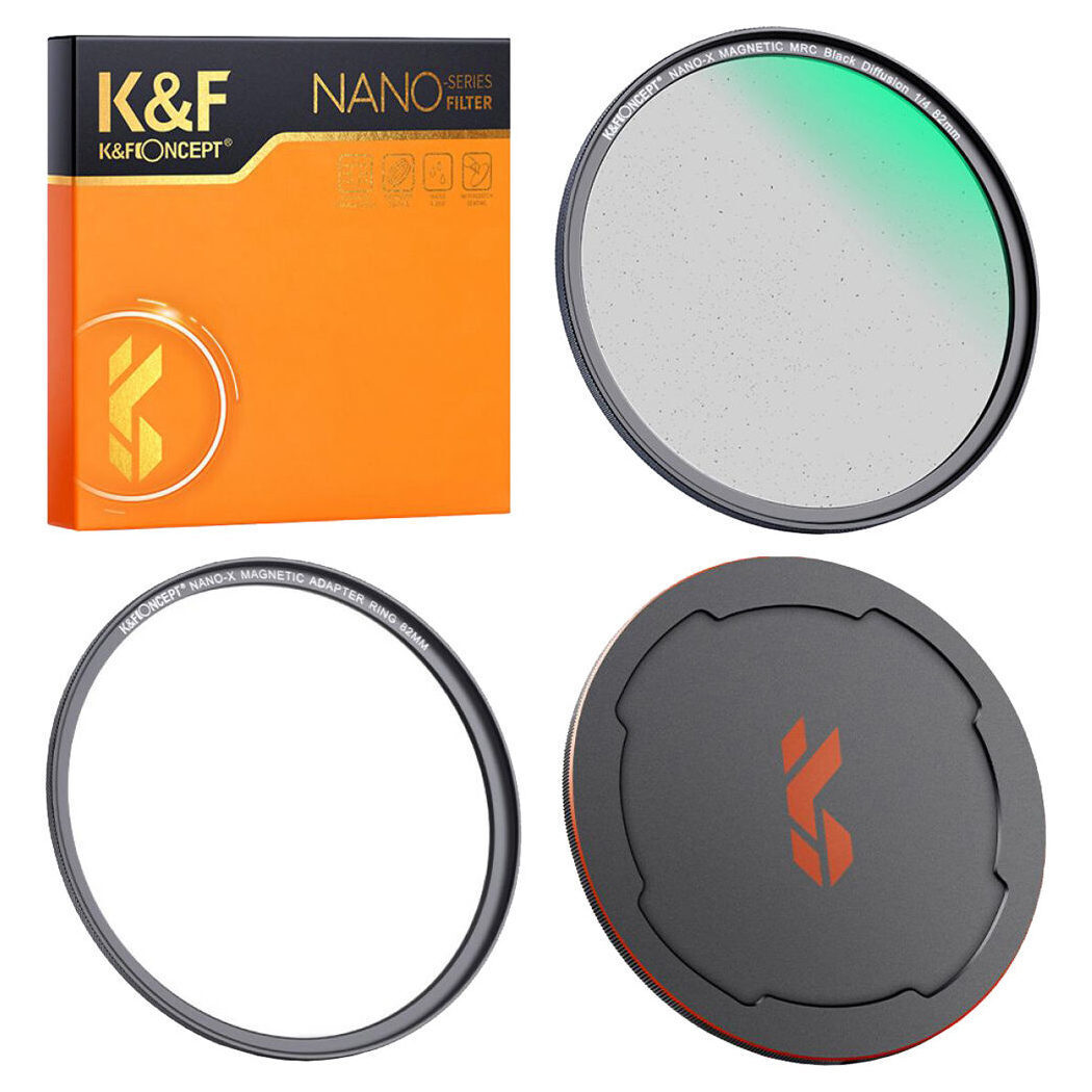 K&F Concept 72mm black mist 1/4 magnetic filter