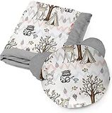 KOSPU Baby & Kids beddengoed katoen velours vulling 100% polyester deken 75x100 cm kussen 40 cm