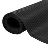 vidaXL - Vloermat - Zwart - 1 x 2 m - Rubber