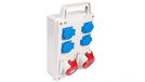 Draagbare Elektro Plast Draagbare bouwverdeling 5P/32A 5P/16A 4x2P+Z RS 6214-00