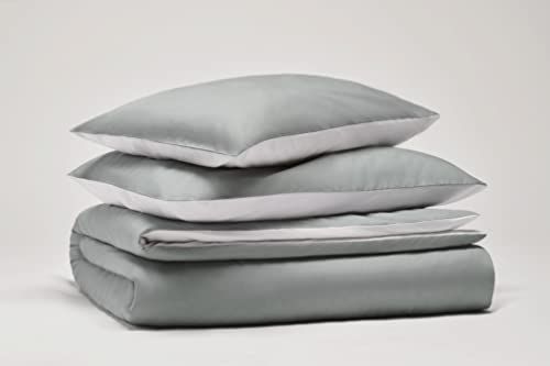 Home Sweet Home Pantone™ - Beddengoedset voor tweepersoonsbed, 255 x 200 cm, grijs/wit