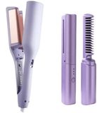 Vivva Krultang en Stijlborstel - Haarstyler - Golvenkrultang - Stijlkam - Warmteborstel - BELLELUX + MINIGLAM