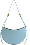 FURLA Moonstone Schoudertas Leer Carta Da Zucchero Lichtblauw