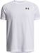 Under Armour UA Tech 2.0 SS-WHT Jongens Sportshirt - Wit - Zwart