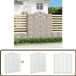 vidaXL Gabions - 2 pièces - Courbé - 200x50x220/240 cm - Fer - Argent