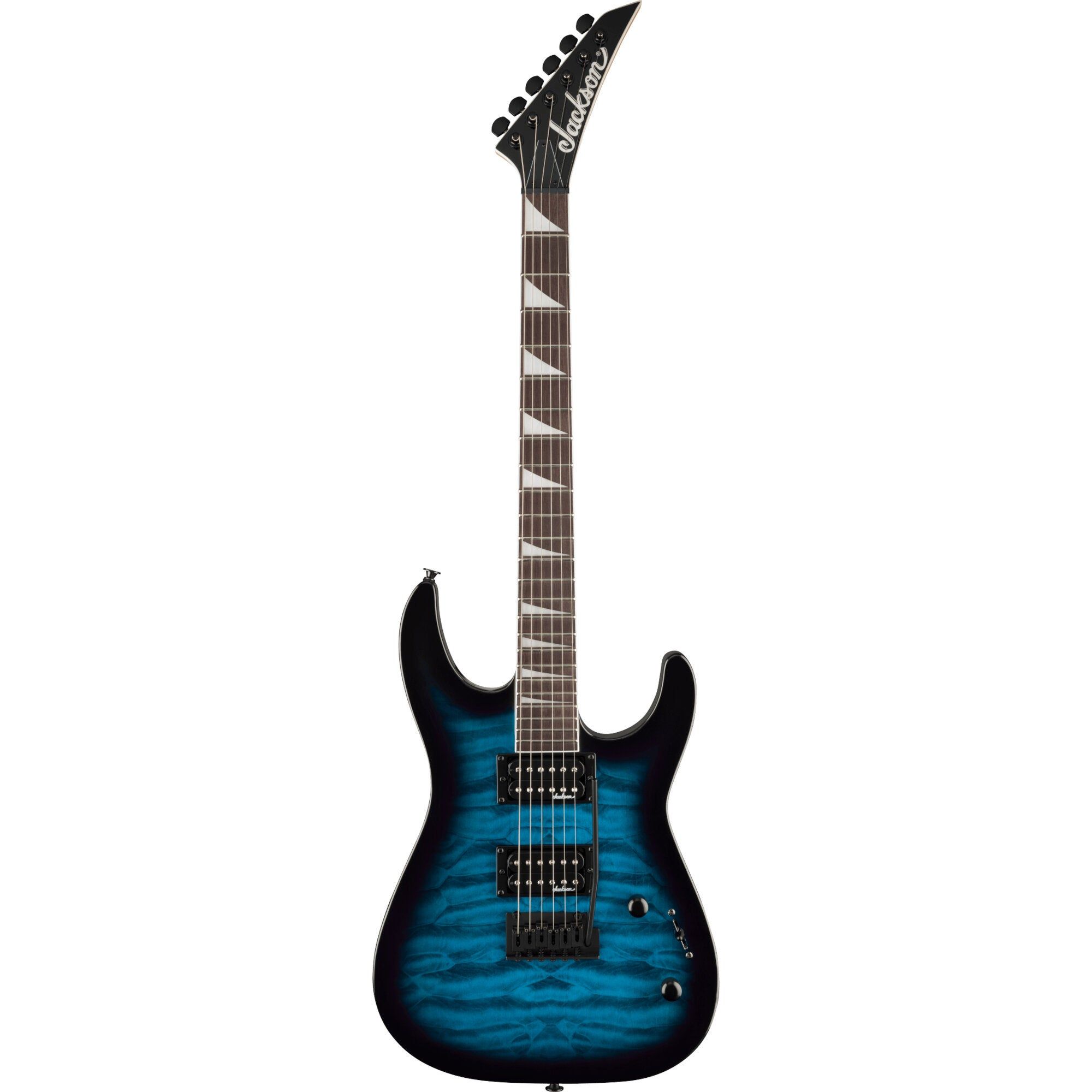 Jackson JS Series Dinky JS20 DKQ 2PT - Transparent Blue Burst - Electric Guitar