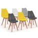 Idmarket - Lot De 6 Chaises Scandinaves Sara - Mix Couleur