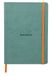 Rhodia 117377C - Soepel Notitieboek Water - A5 14,8 x 21 cm - Gelijnd - 160 pagina's - Clairefontaine Ivoor Papier 90 g/m² - Leeslint, Elastieksluiting - Omslag in Imitatieleer - Collectie Rhodiarama