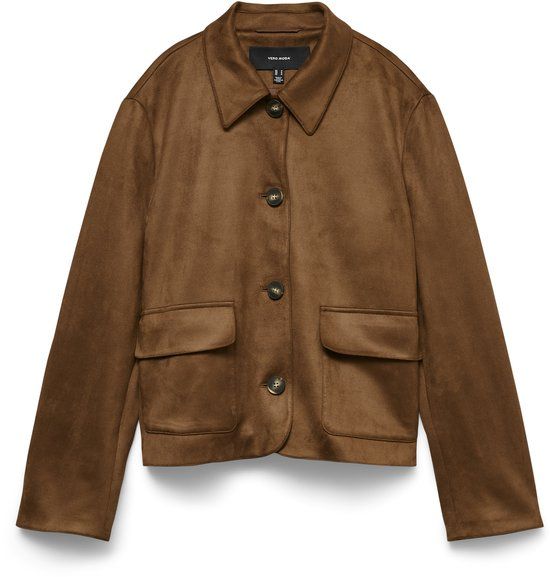 Vero Moda Vmjose Kelly Short Jacket Ga Noos 10338632 Cognac Dames Maat - XS