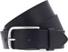 Vanzetti Leren Riem Denim Love 35mm Full Leather Belt W80 Black Zwart