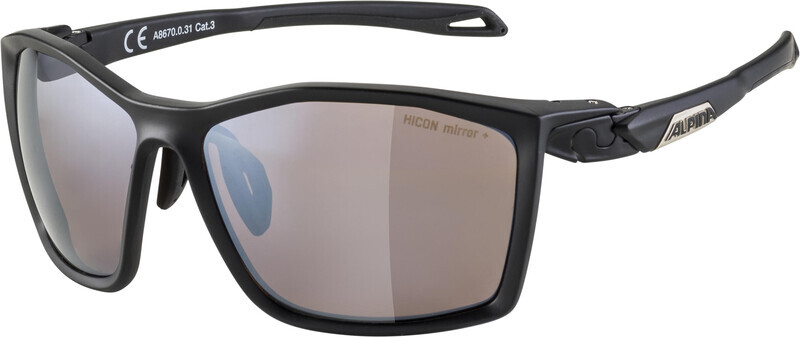 Alpina Twist Five HM+ Glasses, black matt/black mirror