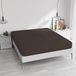 Elegant hoeslaken, 35 cm, bruin, voor tweepersoonsbed