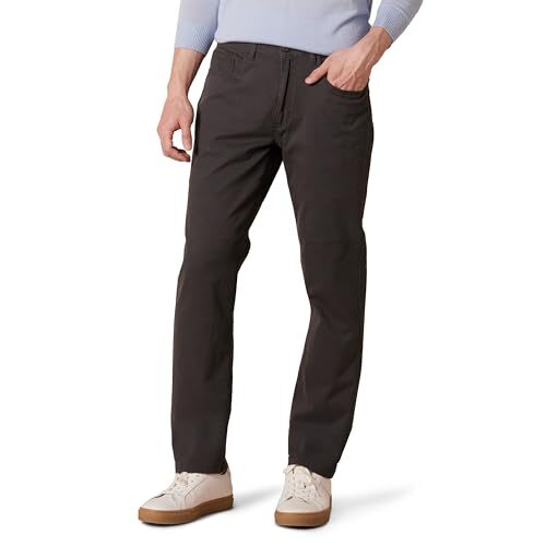 Amazon Essentials Goodthreads Heren Straight-Fit 5-Pocket Chino,Grijs,33W / 30L