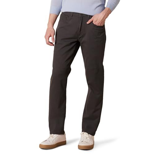 Goodthreads Men's Standard Straight-Fit 5-Pocket Chino - Gray - 34W x 33L