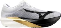 Mizuno Hyperwarp Elite Hardloopschoenen Wit/Zwart/Goud Unisex Maat 45
