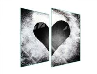 HERZ Plaque de protection en verre pour cuisine, 2x35x52 cm