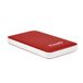 TooQ TQE-2528R - behuizing voor 2,5" harde schijven (SATA I/II/III tot 9,5 mm, USB 3.1) rood