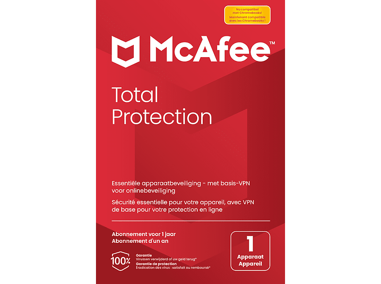 McAfee total protection 1 apparaat