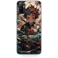 Maniacase Etui Oppo A32 demon slayer Tanjiro anime manga